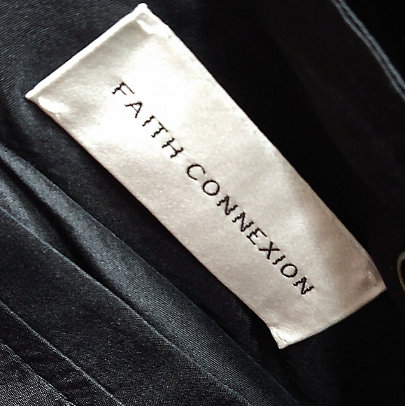 REVERSIBLE Faith Connection 100% silk oversized light jacket size XS - Picture 11 of 12